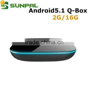 Internet tv Box Android 5.1 OS Amlogic S905 tv Box Koid XBMC Load Update Online Free Web TV Receiver Q BOX Set Top Box thumbnail-3
