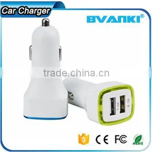 High Quality Brilliant 5V 2.1A Universal 2 Port Car Charger Input 12V 24V Car Battery Charger LED Dual Usb Car Charger With LED Supplier's Choice thumbnail-6