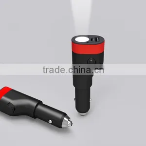 2016 Portable Multi-functional Safety Hammer Car Charger Torchlight Car Charger thumbnail-1