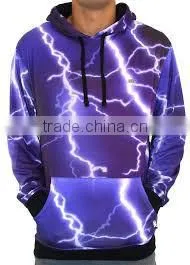 Street Wear Digital Printed Hoodie/ Long Sublimation Hoodie thumbnail-1