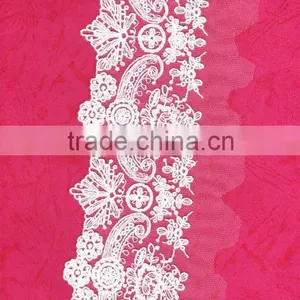 Lastest Design 100% Cotton Embroidery Lace thumbnail-1