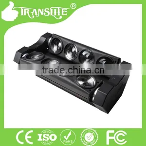 Fast Delivery Wide Usage100-240v 50/60HZ Led Stage Sipder Light Wireless Dmx Control 8pcs RGBW 4In1 10W Led Spider Light thumbnail-1