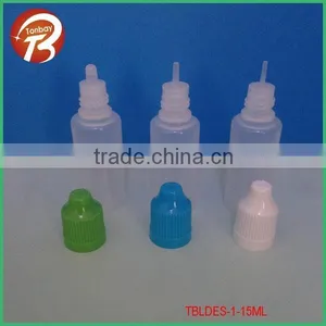 15ml LDPE Plastic Bottles With Drip Tips & Childsafety Caps thumbnail-1