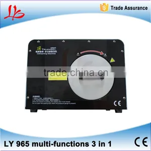LY 965 Multi-functions 3 in 1 Built-in Air Compressor Vacuum Pump LCD Screen Refurbish Debubbler Defoaming Machine thumbnail-1
