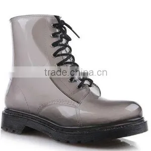 Hot Transparent Rain Boots thumbnail-1