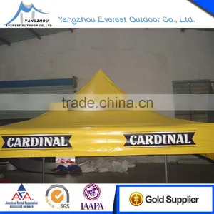 Custom Top Banner Aluminum Folded Pop up Beach Tent thumbnail-1