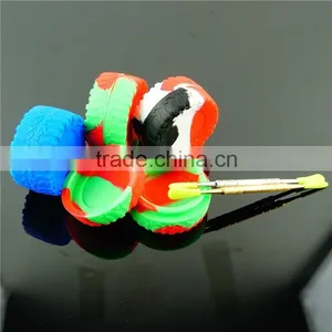 Best Selling Silicone Jars Dab/silicone Container Cosmetic 5ml/ Silicone Customized Bho Oil Container/ Silicone Bho Container thumbnail-6