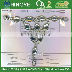 New Arrive Fancy Metal Rhinestone Detachable Collar -- H1412060 thumbnail-1