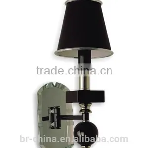 Crystal Wall Lamp Black Single thumbnail-1