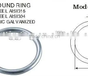 Steel Electric Galvanized Handle Bag Welded Round Ring Nose Ring In Carabiner Rigging Hardware Manufacturer thumbnail-5