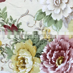 Cotton Bedding Fabric Satin Drill Brushed Reactive Printed Fabric thumbnail-1