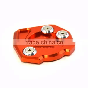 BJ-SSE-KT001 Motorcycle Parts CNC Aluminum Side Stand Base Extension Kickstand Enlarger for KTM DUKE 125/200/390 thumbnail-6