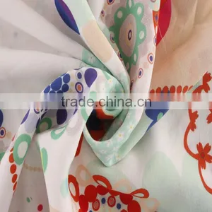 Textiles Digital Printing on Fabric Knit 100% Cotton for Ladies Long Dresses thumbnail-4