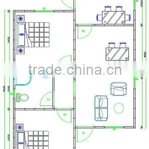 Fireproof and Earthquake Proof SABS and SGS Prefab Home Kits With Foamed Cement Board thumbnail-4