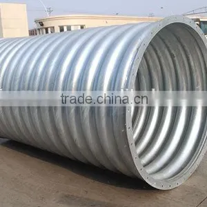 China Supplier Corrugated Galvanized Steel Culvert Pipe thumbnail-1