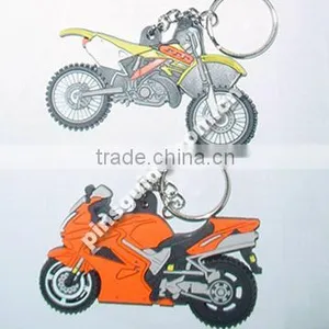 2D Custom Car Shape Soft PVC Keychains thumbnail-3