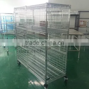 Stainless Steel Shelving Cage With Lock Catch thumbnail-2