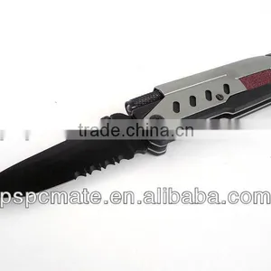 Black Tactical Hunting Knife w/ Fire Starter TK10609-70 for 2015 Hot Selling Item thumbnail-1