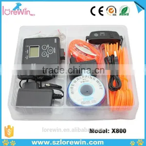 LCD Srceen Dog Pet Shock Collar Electric Fence Underground X-800 Electric Dog Fence thumbnail-4