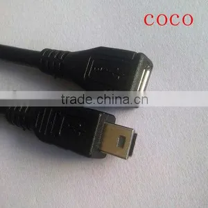 Mini USBM TO Micro USBF OTG Cable in High Quaity thumbnail-1