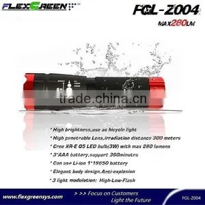 AAA Battery Q5 Led Bike Flashlight and Bike Torch thumbnail-2