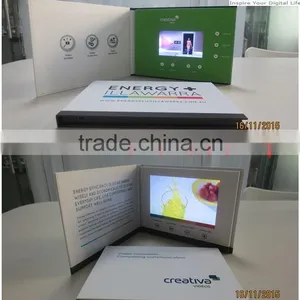 PVC Business Cards With Lcd Screen 2.4"/2.8"/4.3"/5"/7"/10" Custom Video Greeting Card thumbnail-4
