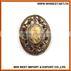 China Supplier Bulk Brooch, Rhinestone Brooches,wedding Accessory thumbnail-1