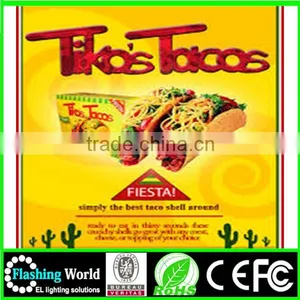 High Quality Selling Well All Over the World el Flashing Advertisement thumbnail-2