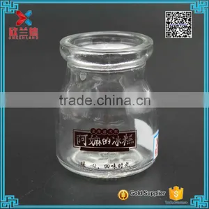 Cheap Wholesale 100ml Glass Pudding Jar Ice Cream Glass Jar thumbnail-1