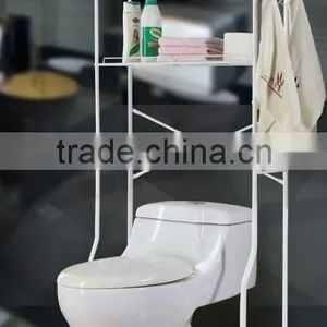 Cheap Hot Toilet Rack Shelf Bathroom Storage Multi Functional Iron Storage Shelf Over Tank Space Saver thumbnail-1