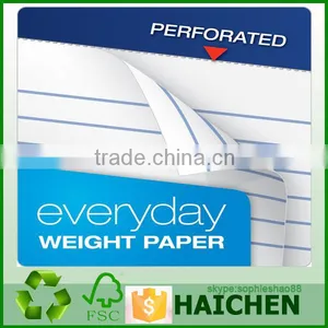 3" x 5" Narrow Perforated Writing Pads - White (12 Pads of 50 Sheets Each) thumbnail-2