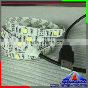 ShenZhen Factory Storefront Led Lights RGB 5050/3528 5v/3.7V Led Strip Light With RF Controller thumbnail-6