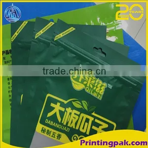 Stand up Pouch With Zipper/Plastic Zip Lock Bag/Zipper for Doypack With Window Wholesale thumbnail-3
