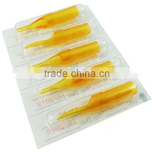 New Disposable Tattoo Tip 11RT Yellow thumbnail-1