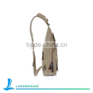 High Quality Mens Long Shoulder Strap Bag and Canvas Chest Bags thumbnail-4