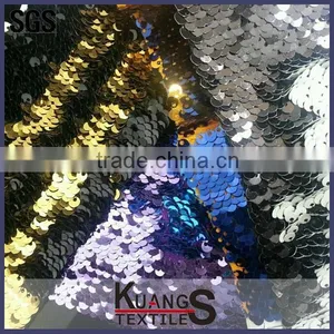 Gold Softtextile Sequin Fabric thumbnail-1