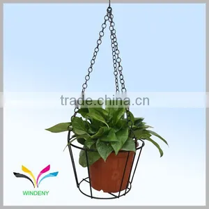 High Quality Facoty Supply New Design Metal Wire Hanging Flower Pot Rack With Competitive Price thumbnail-1