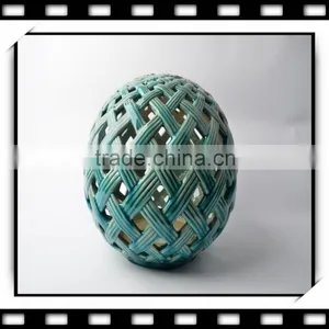 Ball Shape Ceramic Tealight Candle Holder thumbnail-1