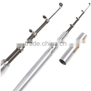 Mini Aluminum Saltwater Fishing Tackle Pocket Pen Fishing Rod Pole + Reel thumbnail-6