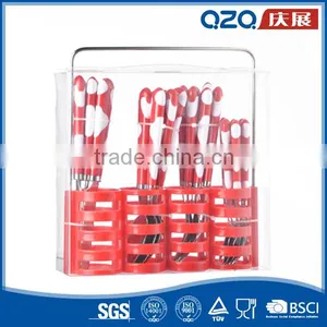 Elegant Excellent Material Professional Custom Pink Knife Spoon Fork Set thumbnail-4