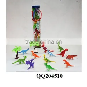 12pcs Plastic Dinosaur Set thumbnail-1