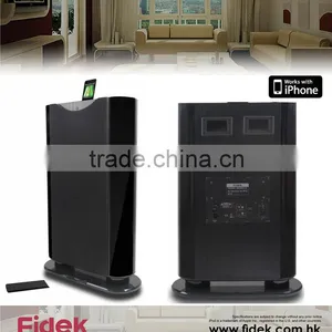 TV Standing Digital Pro Audio Speakers 2.1 Channel Hifi Wooden Docking Station Active Pro Speaker for Home Theater Speaker thumbnail-3