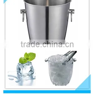 Stainless Steel Ice Bucket With Handles thumbnail-1