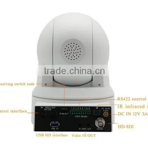 High Tech Auto Tracking Video Conference Camera for Broadcast thumbnail-2