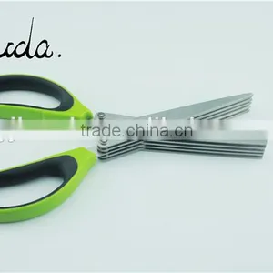 5 Blade Stainless Steel Multifunction Paper Scissor/ Kitchen Scissors BD-1621 thumbnail-2