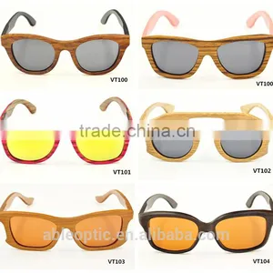 2016 New Style Classic Retro UV400 Mirror Lens Design Bamboo Wooden Polarized Sunglasses Sun Glasses Supplier's Choice thumbnail-1