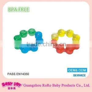 Non-toxic Bpa Free Food Grade Silicone Baby Teether thumbnail-1