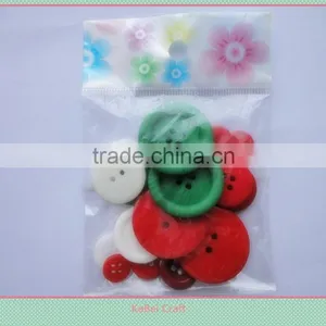 DIY Christmas Decorative Buttons, Decoration Round Resin Buttons thumbnail-5