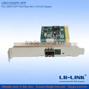 PCI 100FX SFP Port Fiber Network Interface Card (VT6105 Based) thumbnail-3