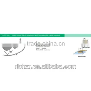 13225-DNL Folder/sleeve Attachment - Single Needle Machine Attachment/sewing Machine Spare Parts thumbnail-1